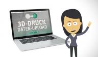 Helene hilft beim 3D-Daten upload