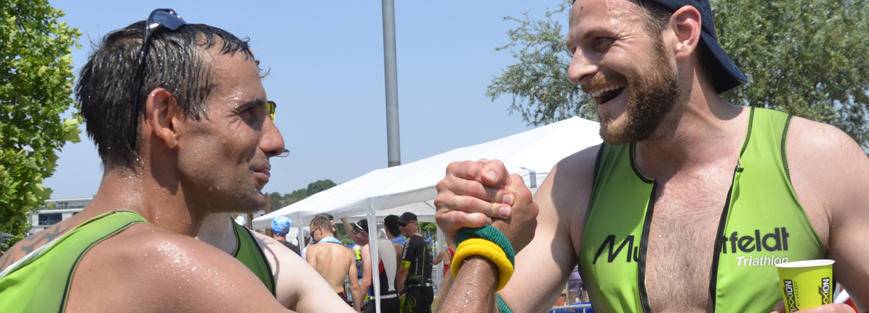 Sportliches Engagement: Das Murtfeldt Team beim PSD Bank-Triathlon