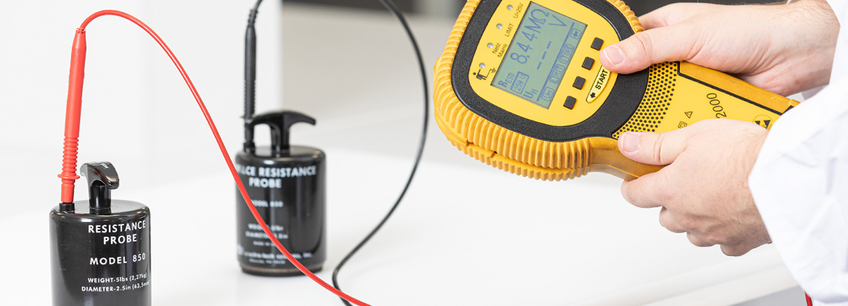 Correct handling of the resistance measurement (Original Material 