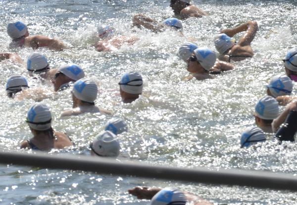 Sportliches Engagement: Das Murtfeldt Team beim PSD Bank-Triathlon