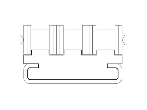 Gleitschiene Typ CT-Triplex