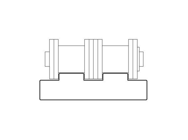 Gleitschiene Typ T-Duplex