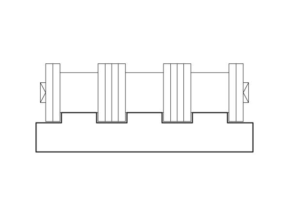 Gleitschiene Typ T-Triplex