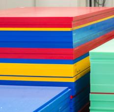 Plastics - Coloured plastic sheets