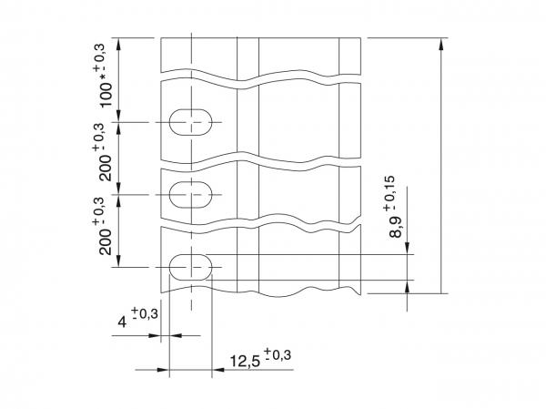Staal-C-profielen - Staal-C-profielen - Murtfeldt GmbH Kunststoffe - Technische Zeichnung 4