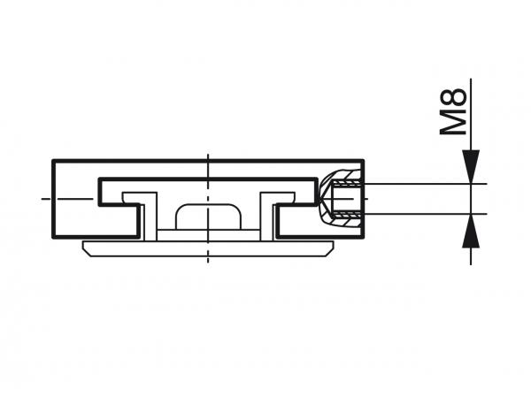 Guide curvate per catene a cerniera con guida TAB - Profili per convogliamento e trasporto - Murtfeldt GmbH Kunststoffe - Technische Zeichnung 4