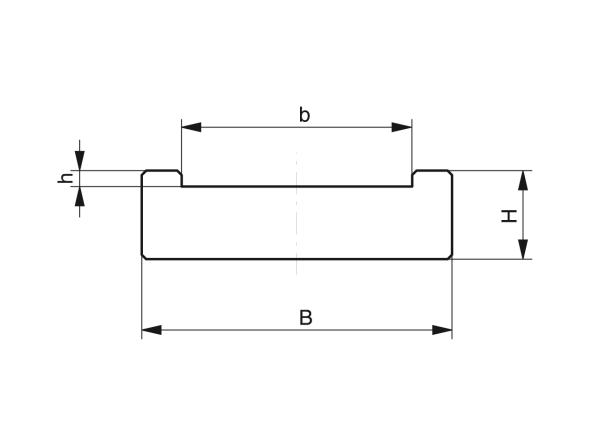 Typ FR - Vedení pro řemeny - Murtfeldt GmbH Kunststoffe - Technische Zeichnung 1