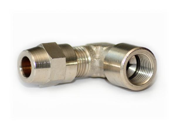 Angled screwed-on coupling for CU pipe - Lubrication system couplings - Murtfeldt GmbH Kunststoffe - Abbildung 1