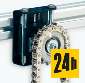 Spann-Boy® TS mit Kettenrad - Kettenspanner für Rollenketten - Murtfeldt GmbH Kunststoffe