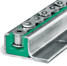 Chain, belt, and sliding guides - Steel C profiles